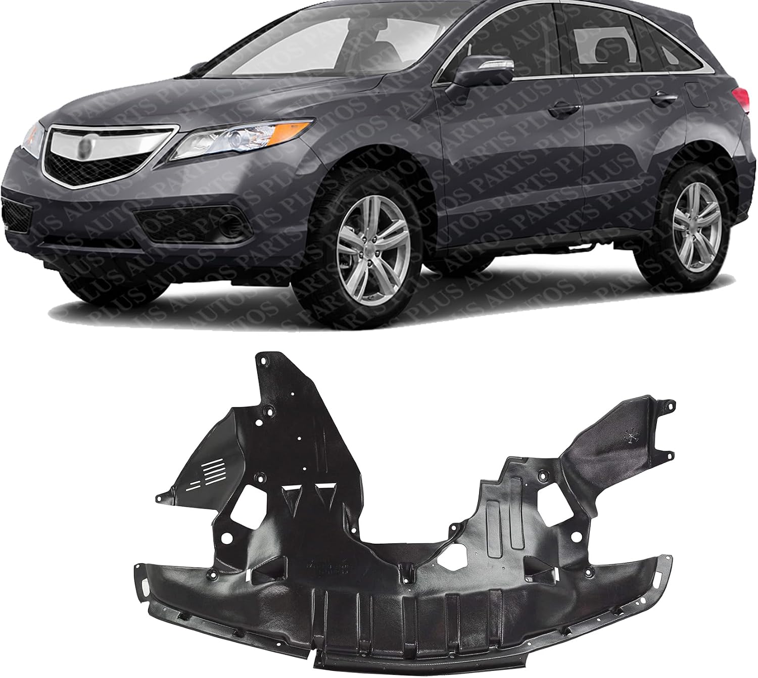 Front Engine Splash Shield Under Cover Direct Replacement Compatible with 2013-2015 Acura RDX AC1228119 74112TX4A01