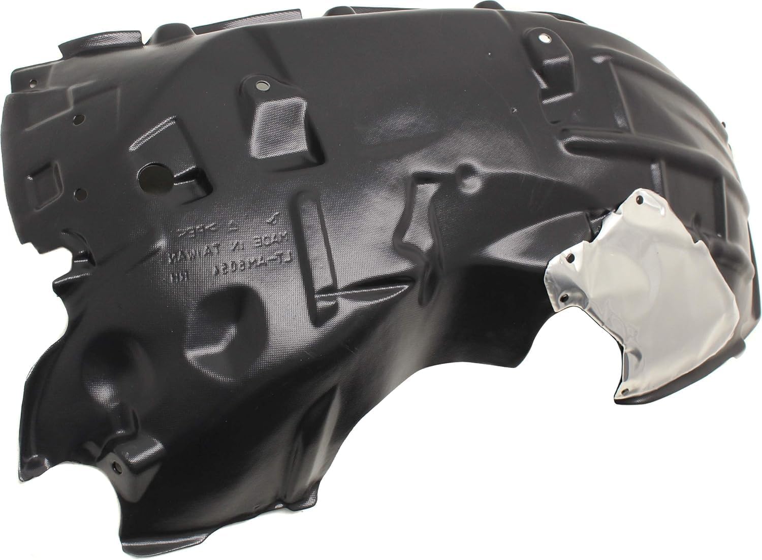 Front Fender Liner Right Passenger Side Direct Replacement Compatible with 2018-2024 Jeep Wrangler / 2020-2023 Gladiator CH1249198 68270814AD 68270814AB