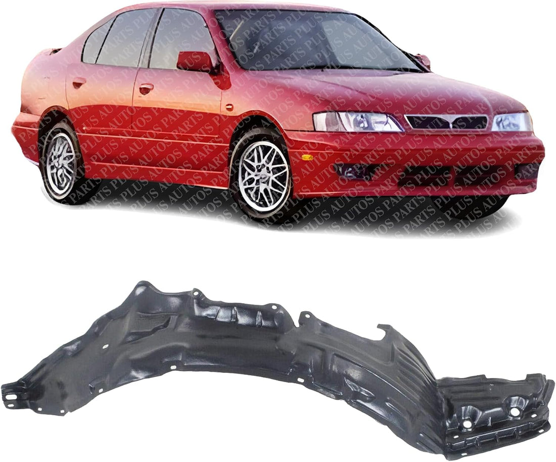Front Fender Liner Right Passenger Side Direct Replacement Compatible With 1999 Infiniti G20 IN1251102 638407J100