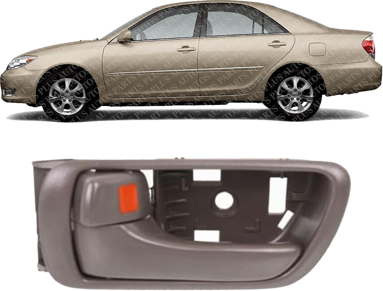 Front Or Rear Interior Door Handel Left Driver Side Direct Replacement Compatible with 2002-2006 Toyota Camry IDH010065 69206AA030B0 6920633030B