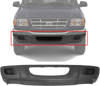 Front Bumper Lower Valance Panel Primed Without Fog Light Holes Direct Replacement Compatible With 2001-2003 Ford Ranger FO1095193 3L5Z17626HAA