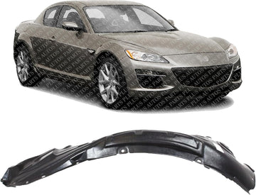 Front Fender Liner Rear Section Right Passenger Side Direct Replacement Compatible With 2009-2011 Mazda RX-8 MA1249136 F1895613ZC
