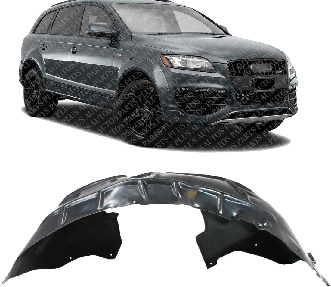 Front Fender Liner Right Passenger Side Direct Replacement Compatible With 2007-2015 Audi Q7 AU1249110 4L0809962B