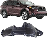 Front Fender Liner Right Passenger Side Direct Replacement Compatible With 2014-2019 Toyota Highlander TO1249195 538050E120