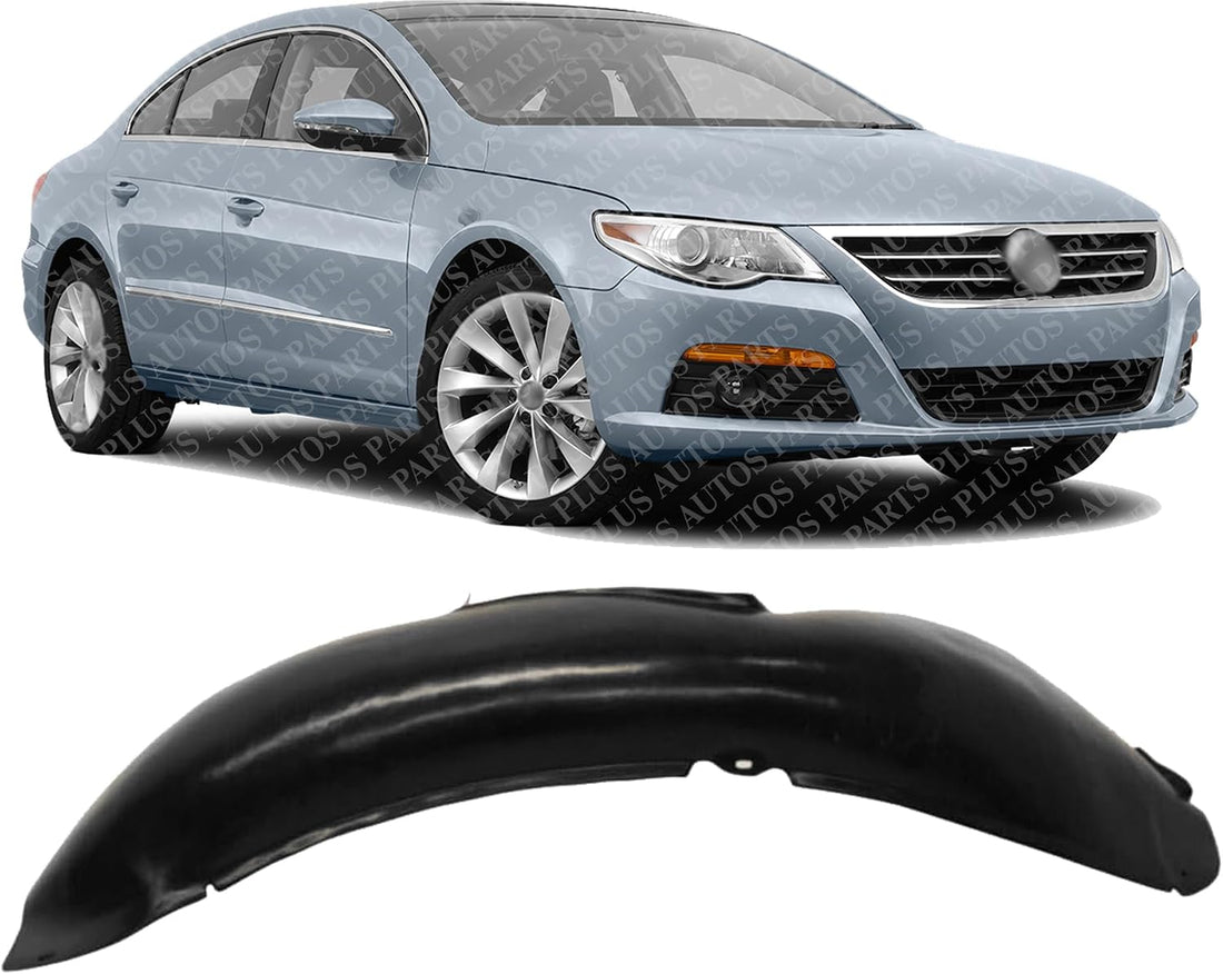Front Fender Liner Rear Section Right Passenger Side Direct Replacement Compatible With 2009-2012 Volkswagen Passat CC VW1249110 3C8805978A