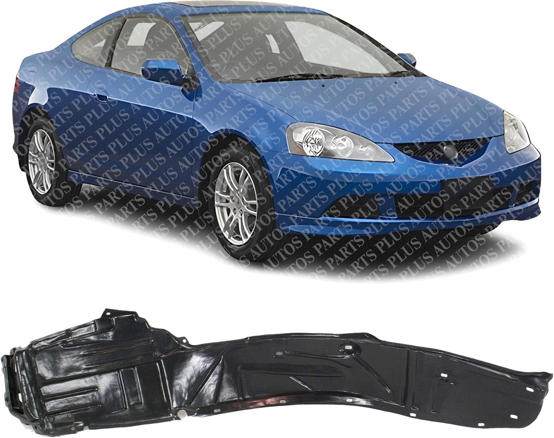 Front Fender Liner Right Passenger Side Direct Replacement Compatible With 2005-2006 Acura RSX AC1251102 74100S6MJ00