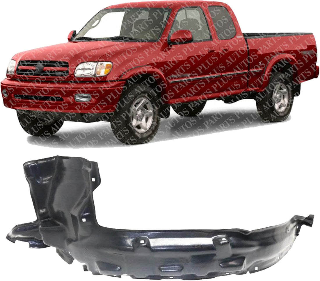 Front Fender Liner Left Driver Side Direct Replacement Compatible With 2000-2006 Toyota Tundra TO1248124 538760C010