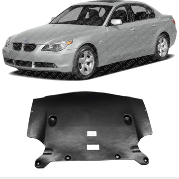 Front Center Engine Splash Shield Under Cover Direct Replacement Compatible With 2006-2007 BMW 525xi BM1228128 51757138601