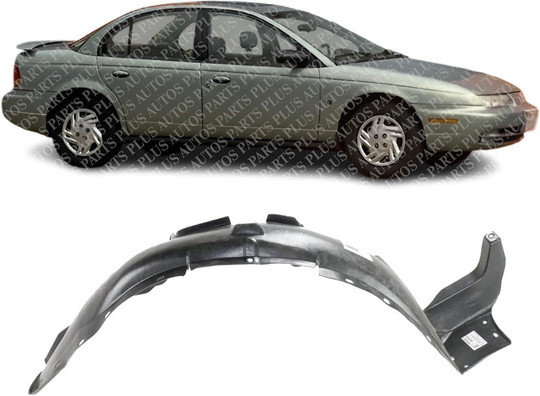 Front Fender Liner Right Passenger Side Direct Replacement Compatible with 1996-1999 Saturn S-Series GM1249108 21124828
