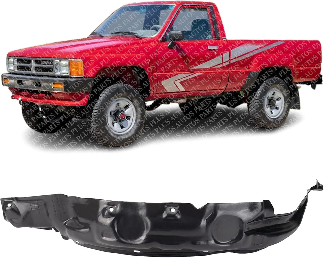 Front Fender Liner Left Driver Side Direct Replacement Compatible With 1984-1988 Toyota Pickup TO1250107 5387689103