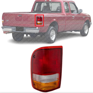 Tail Light Right Passenger Side Direct Replacement Compatible With 1993-1997 Ford Ranger FO2801110 F37Z13404A