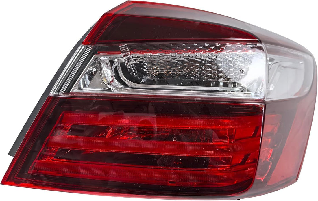 Rear Tail Light Outer Assembly Left Driver Side Direct Replacement Compatible With 2016-2017 Honda Accord HO2804108 33550T2AA21