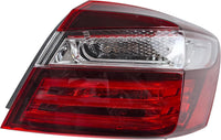 Rear Tail Light Outer Assembly Left Driver Side Direct Replacement Compatible With 2016-2017 Honda Accord HO2804108 33550T2AA21