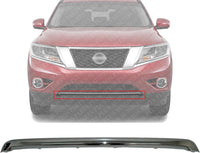 Front Bumper Molding Chrome Direct Replacement Compatible With 2013-2016 Nissan Pathfinder NI1044108 620763KA0A