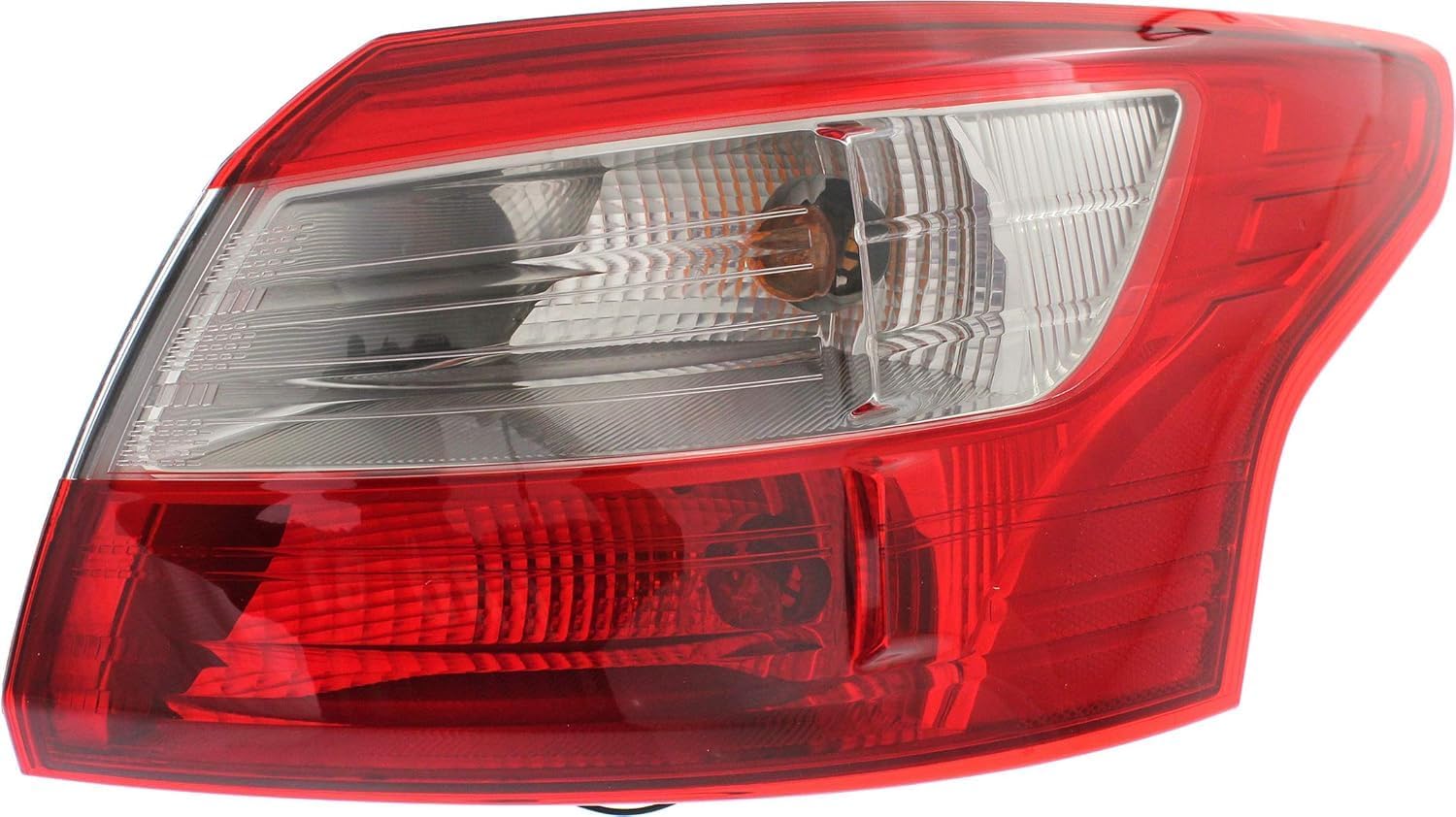 Tail Light Outer Assembly Right Passenger Side Direct Replacement Compatible With 2012-2014 Ford Focus FO2819151 DM5Z13404E