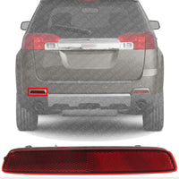AUTOS PARTS PLUS Rear Bumper Reflector Left Driver Side Direct Replacement Compatible With 2010-2015 GMC Terrain / 2013-2016 Chevrolet Trax GM1184109 22950587