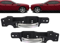 Set of 2 Front Interior Door Handel Left Driver & Right Passenger Side Direct Replacement Compatible with 2008-2014 Dodge Challenger CH1353152 CH1352152 1MV561DVAA 1MV571DVAA