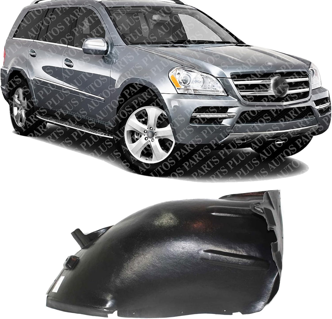 Front Section Fender Liner Right Passenger Side Direct Replacement Compatible With 2007-2012 Mercedes Benz GL-Class MB1249123 1648803005