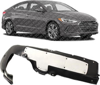 Front Fender Liner Right Passenger Side Direct Replacement Compatible With 2017-2018 Hyundai Elantra HY1249167 86812F2500