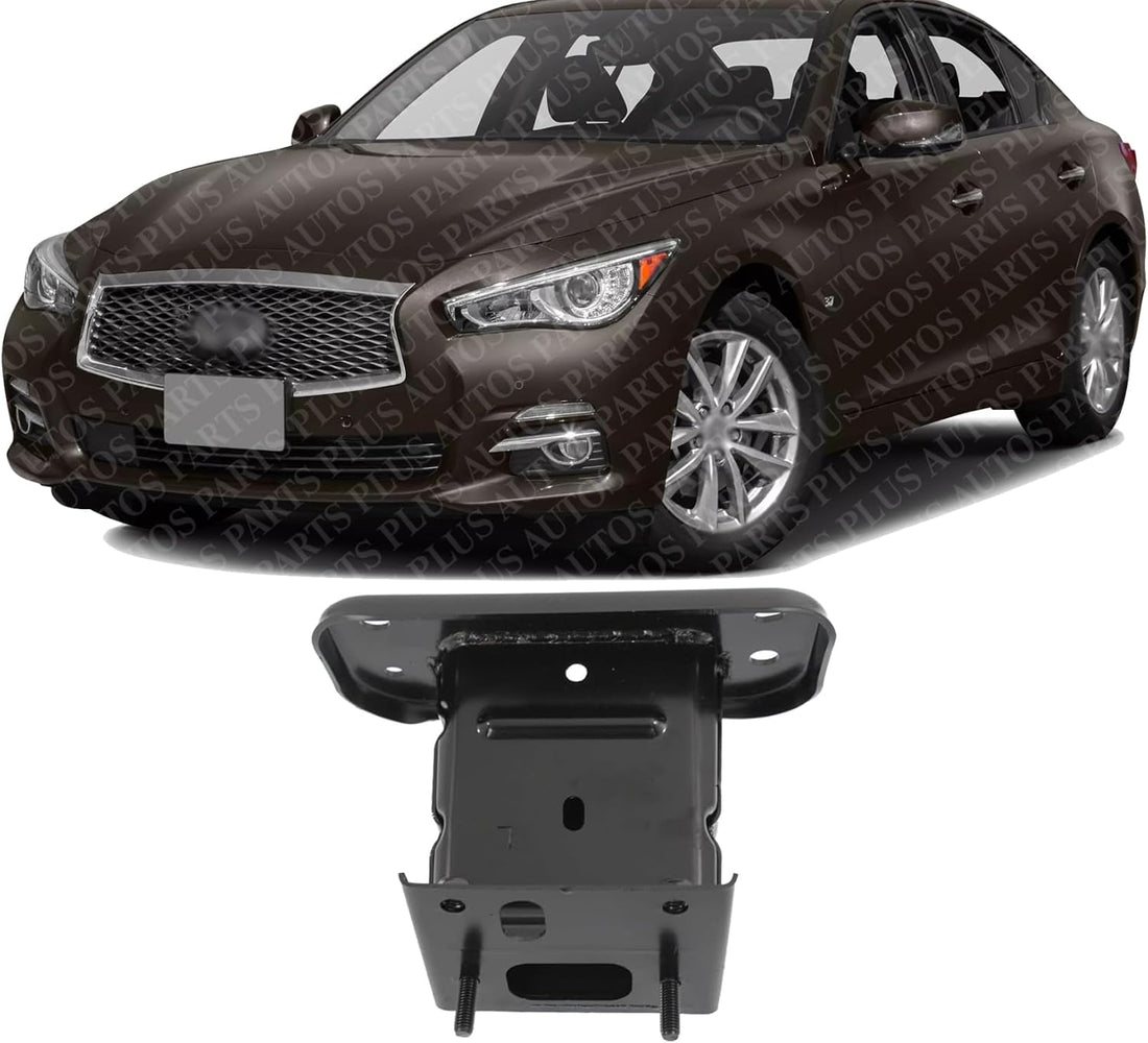 Front Bumper Stay Bracket Steel Left Driver Side Direct Replacement Compatible With 2014-2023 Infiniti Q50 IN1066108 622114GA0A