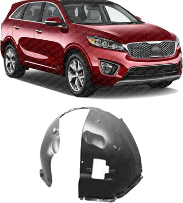 AUTOS PARTS PLUS Front Fender Liner Right Passenger Side Direct Replacement Compatible With 2016-2018 Kia Sorento KI1249142 86820C6000
