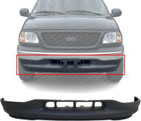 Front Bumper Lower Valance Panel Primed Plastic With Air Holes Direct Replacement Compatible With 1999-2002 Ford F-150 FO1095194 XL3Z17626AA