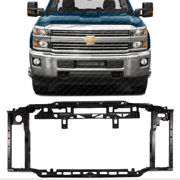 Front Radiator Support Assembly Steel Direct Replacement Compatible With 2015-2019 Chevrolet Silverado/GMC Sierra 2500HD 3500HHD GM1225335 84523026