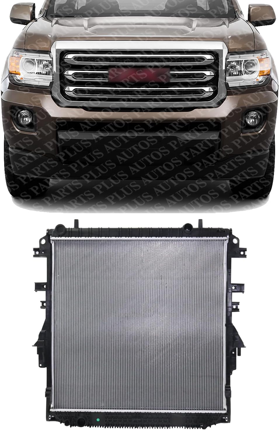 Front Radiator Aluminum Core Direct Replacement Compatible With 2015-2022 Cadillac XTS GM3010552 22747160