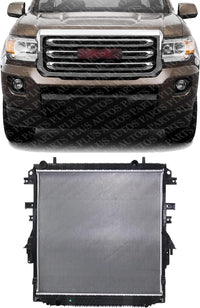 Front Radiator Aluminum Core Direct Replacement Compatible With 2015-2022 Cadillac XTS GM3010552 22747160