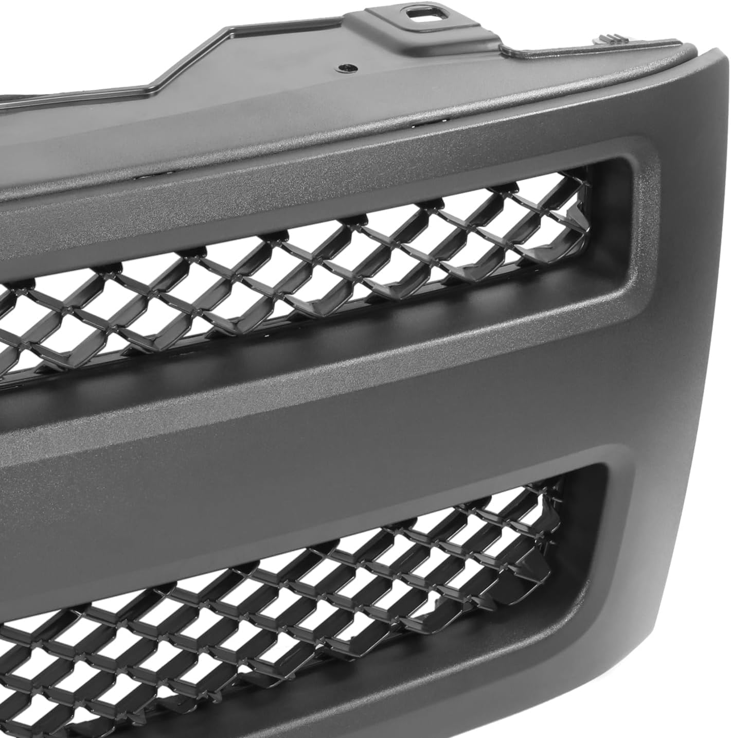 AUTOS PARTS PLUS Front Grille Textured Shell & Insert Direct Replacement Compatible With Chevrolet Silverado 1500 2007-2013 GM1200578 25810706 22829433