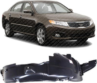 Front Fender Liner Right Passenger Side Direct Replacement Compatible With 2009-2010 Kia Optima KI1249116 868122G500