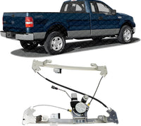Rear Power Window Regulator with Moter Right Passenger Side Direct Replacement Compatible with 2004-2008 Ford F-150/2006-2008 Lincoln Mark LT FO1551126 6L3Z1627000AA