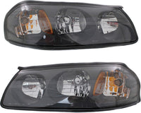 Set Of 2 Front Head Light Assembly Left Driver & Right Passenger Side Direct Replacement Compatible With 2000-2004 Chevrolet Impala GM2502201 GM2503201 10349962 10349961