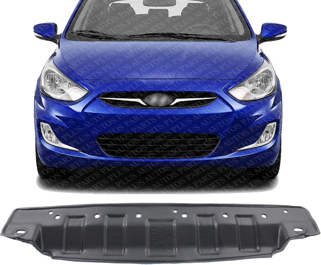 Front Engine Splash Shield Under Cover Direct Replacement Compatible with 2012-2014 Hyundai Accent HY1228162 291101R000