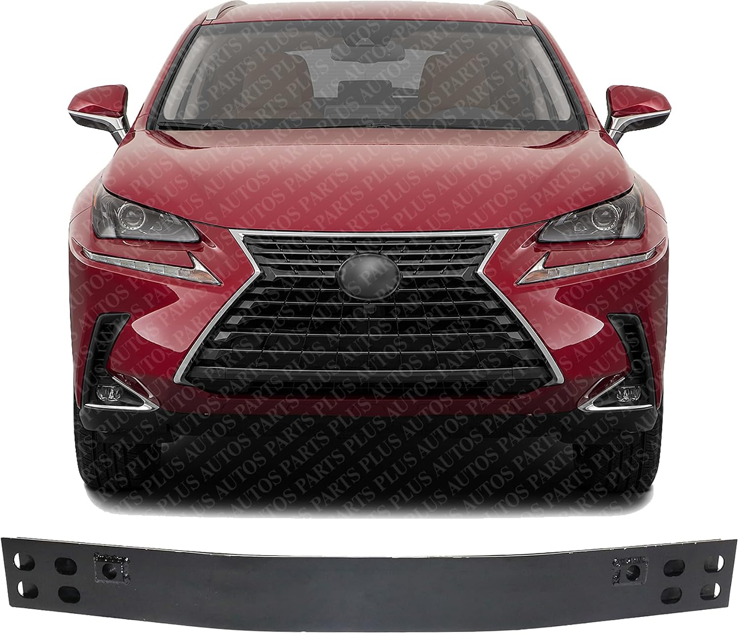 Front Bumper Reinforcement Aluminum Direct Replacement Compatible With 2015-2021 Lexus NX300h / NX200t / NX300 LX1006145 5202178040