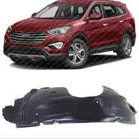 Front Fender Liner Left Driver Side Direct Replacement Compatible With 2013-2016 Hyundai Santa Fe Sport HY1248140 868114Z000