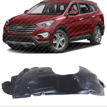 Front Fender Liner Left Driver Side Direct Replacement Compatible With 2013-2016 Hyundai Santa Fe Sport HY1248140 868114Z000