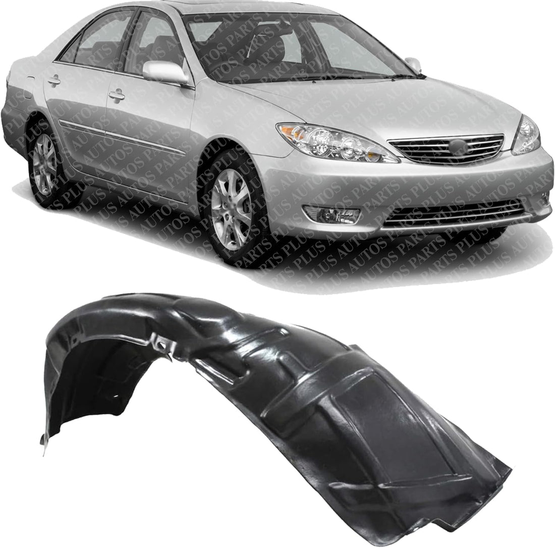 Front Fender Liner Right Passenger Side Direct Replacement Compatible With 2002-2006 Toyota Camry TO1249116 53875AA011