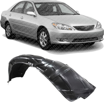 Front Fender Liner Right Passenger Side Direct Replacement Compatible With 2002-2006 Toyota Camry TO1249116 53875AA011