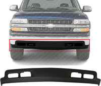 AUTOS PARTS PLUS Front Bumper Lower Valance Air Deflector Textured With Fog Light & Tow Hook Hole Direct Replacement Compatible With 1999-2002 Chevrolet Silverado 1500 2500HD 3500/2000-2006 Tahoe