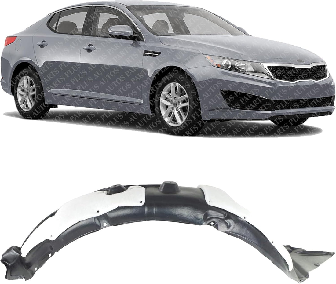 Front Fender Liner Right Passenger Side Direct Replacement Compatible With 2011-2013 Kia Optima KI1249123 868122T000