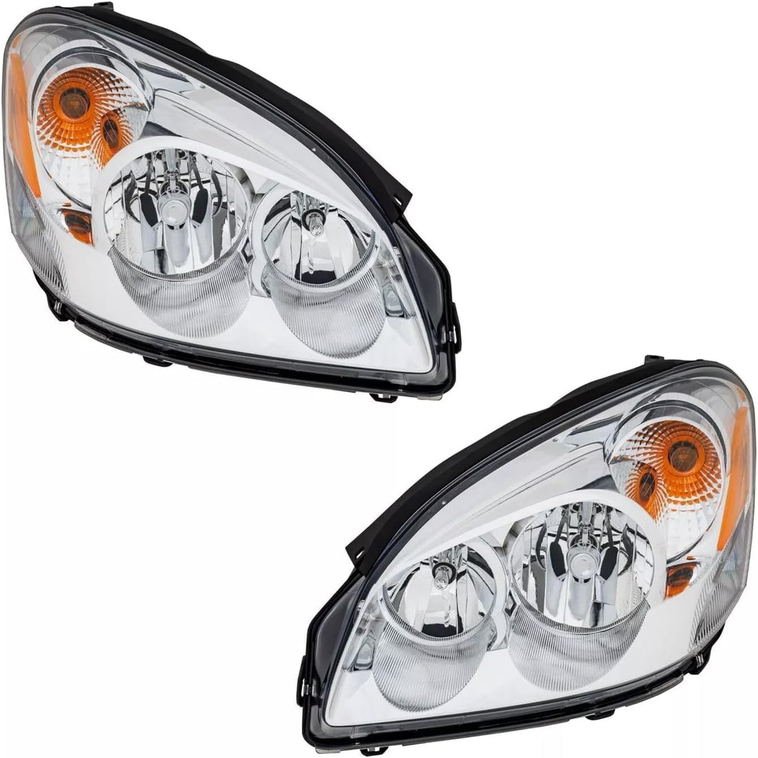 Set Of 2 Front Head Light Assembly Left Driver & Right Passenger Side Direct Replacement Compatible With 2006-2011 Buick Lucerne GM2503277 GM2502277 25974774 25974773