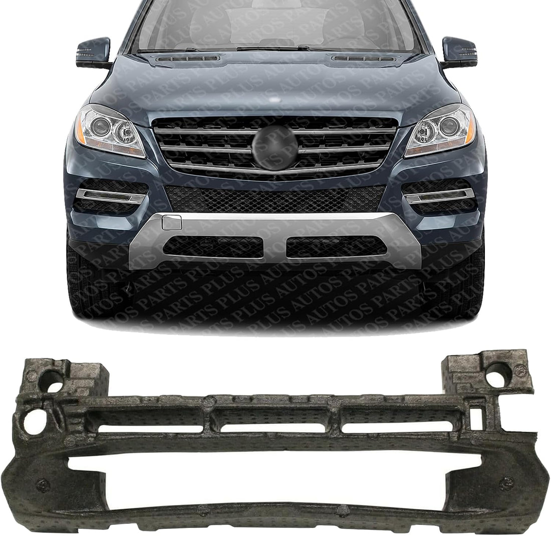 Front Bumper Absorber Impact Plastic Direct Replacement Compatible With 2012-2015 Mercedes Benz ML350 / ML 250 MB1070115 1668850137