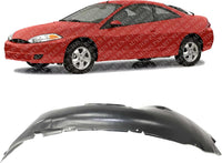 Front Fender Liner Left Driver Side Direct Replacement Compatible With 1999-2002 Mercury Cougar FO1250130 XS8Z16103AA