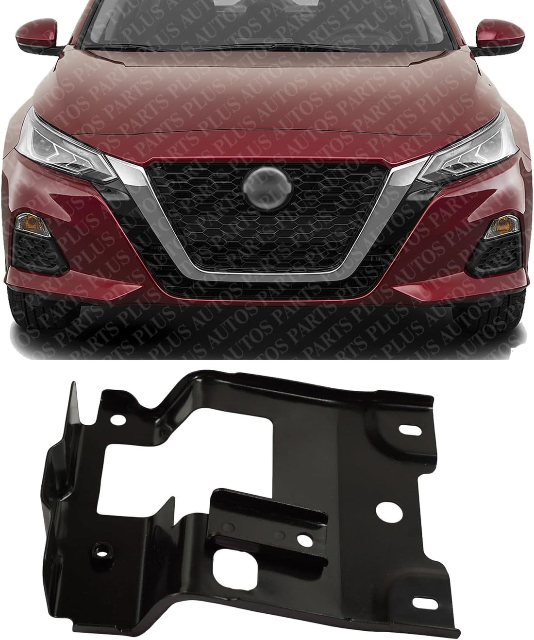 Front Bumper Center Bracket Steel Direct Replacement Compatible with 2019-2021 Nissan Altima NI1031127 622406CA0B