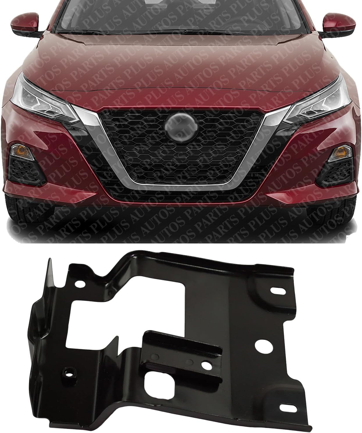 Front Bumper Center Bracket Steel Direct Replacement Compatible with 2019-2021 Nissan Altima NI1031127 622406CA0B