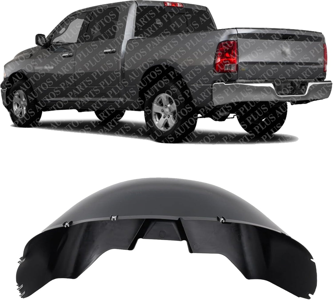 Rear Fender Liner Left Driver Side Direct Replacement Compatible With 2012-2018 Ram 1500 CH1762107 68148511AB
