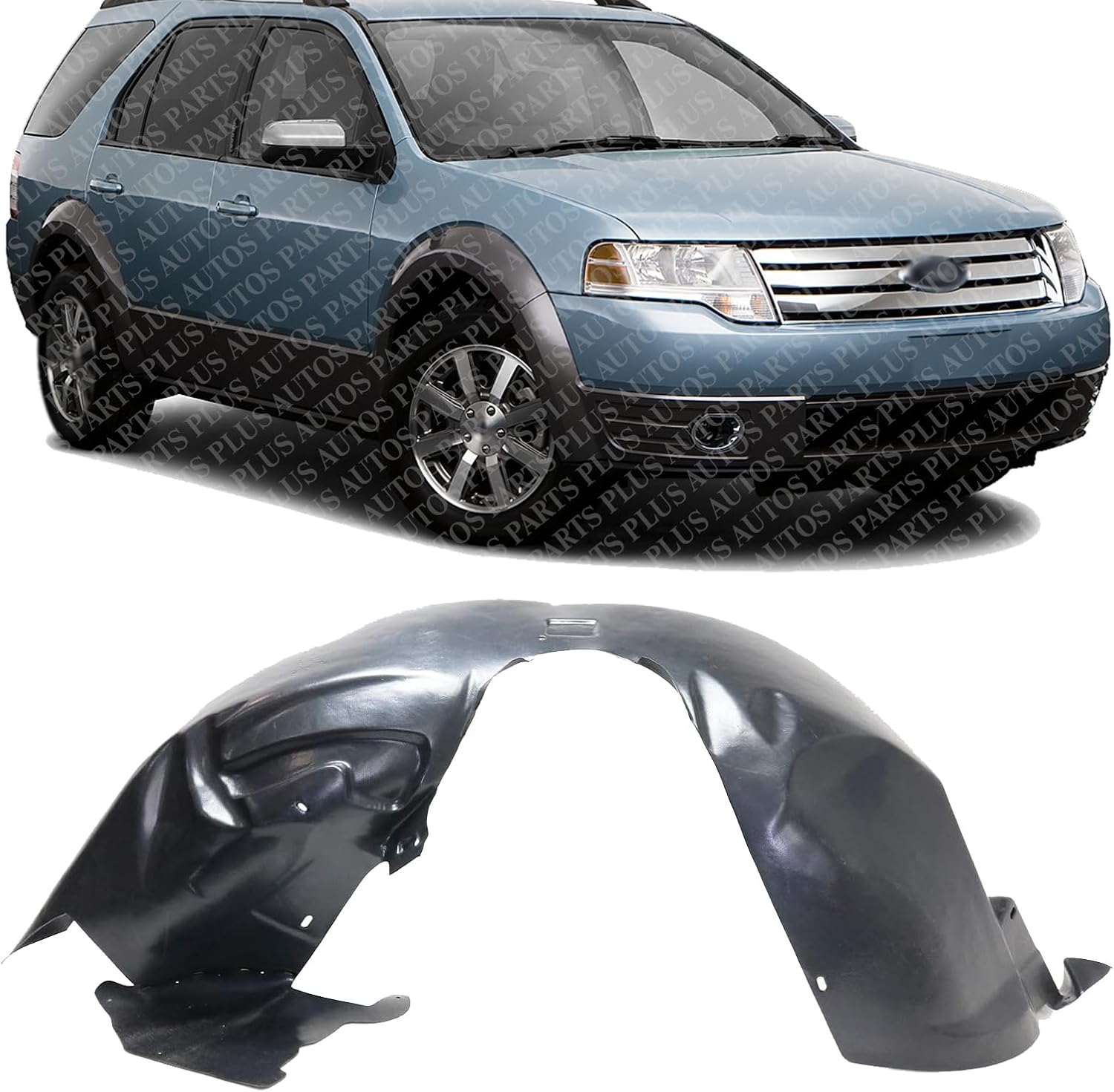 Front Fender Liner Right Passenger Side Direct Replacement Compatible With 2008-2009 Ford Taurus/Mercury Sable FO1249132 8G1Z16102A
