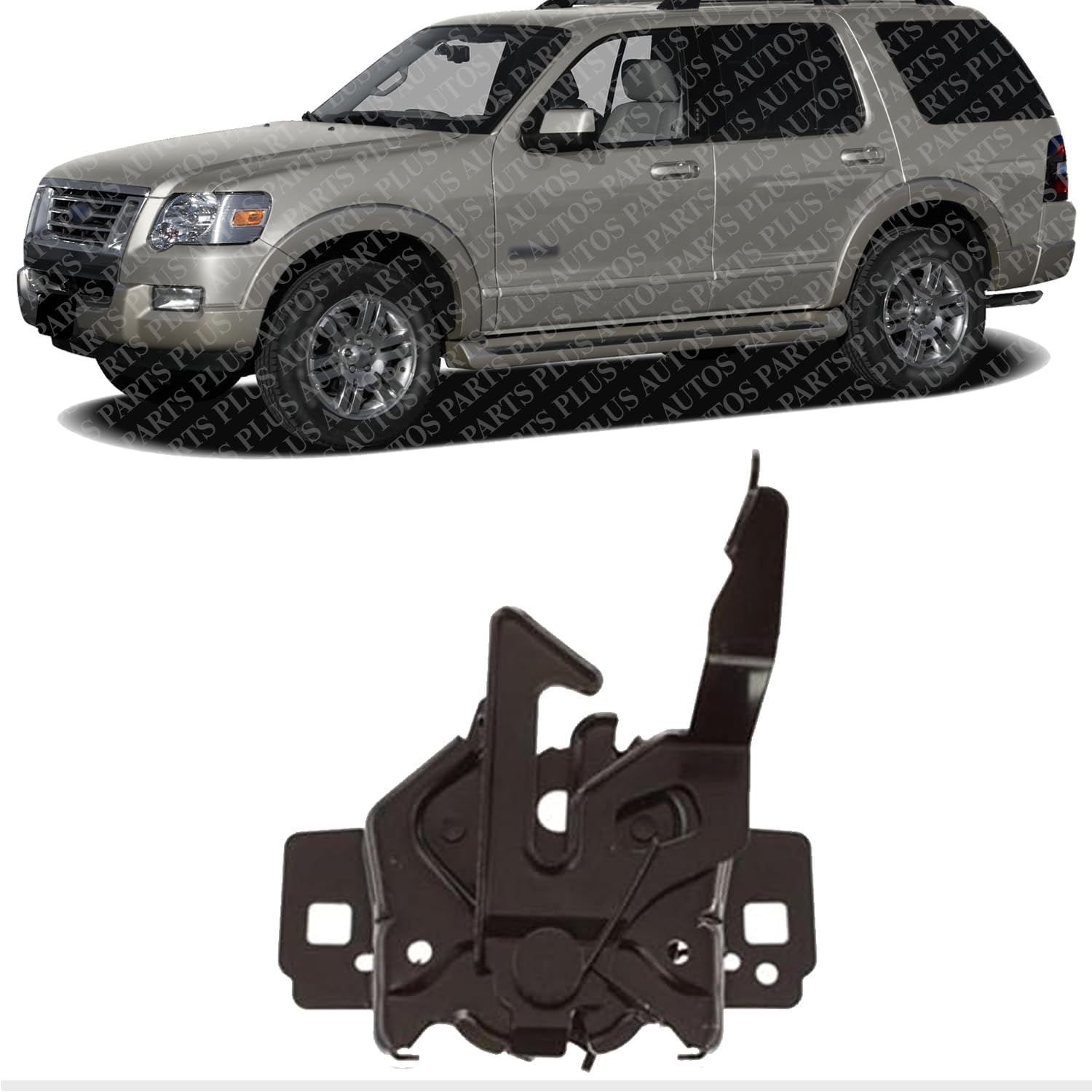 Front Hood Latch Direct Replacement Compatible With 2003-2006 Ford Expedition FO1234111 4L1Z16700AA