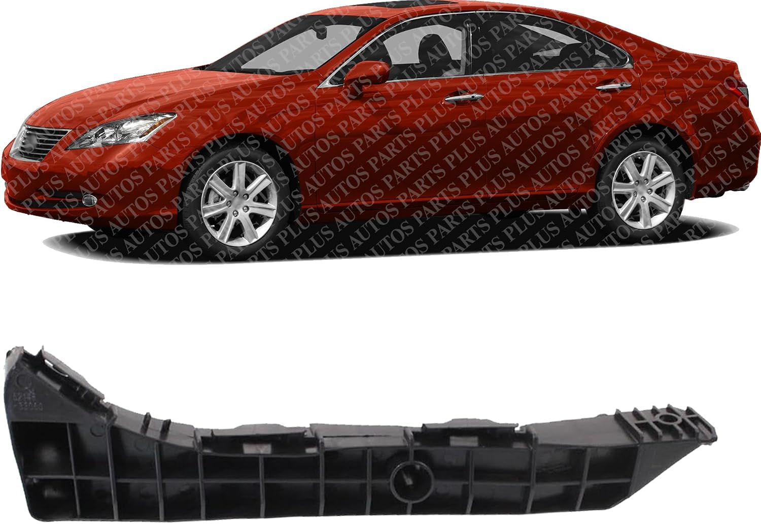 Front Bumper Bracket Left Driver Side Direct Replacement Compatible With 2007-2012 Lexus ES350 LX1042107 5214633050